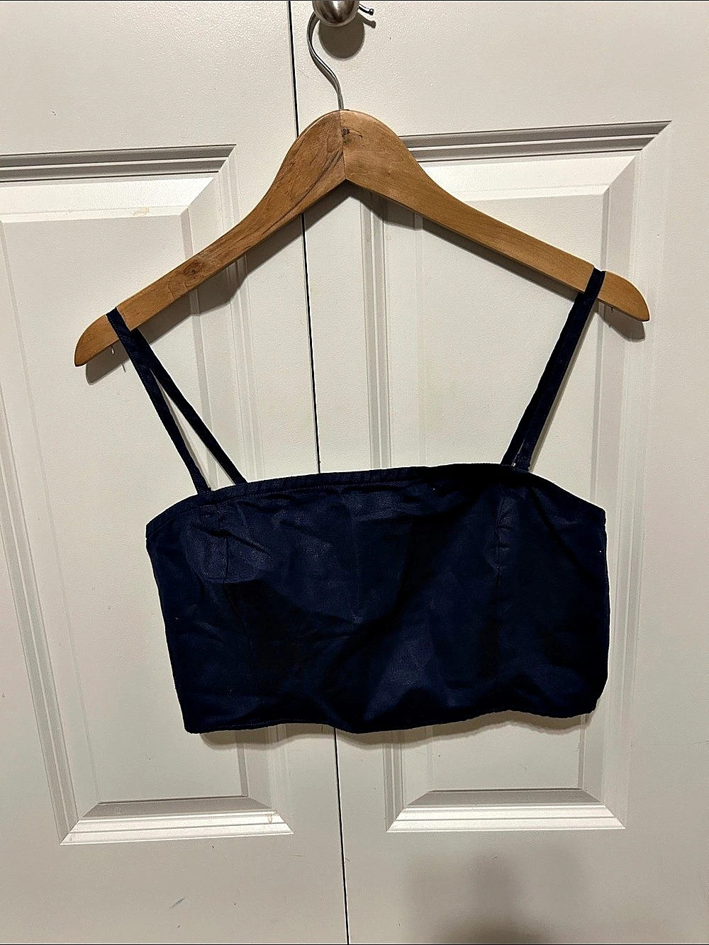 Gap Linen-Cotton Cropped Tube Top Size Medium NWT